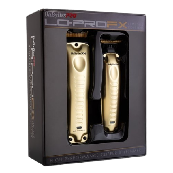 Kit BabylissPro Maquinas De Corte E Acabamento Lo-Profx Gold Bivolt 