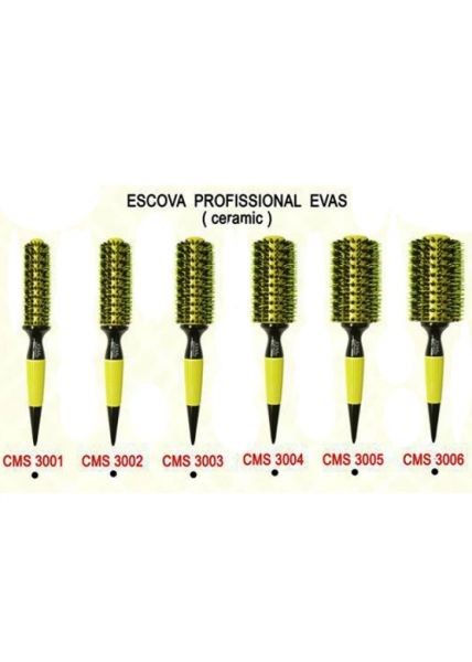 Kit Escovas Evas CMS com 6 unidades (3001 a 3006)